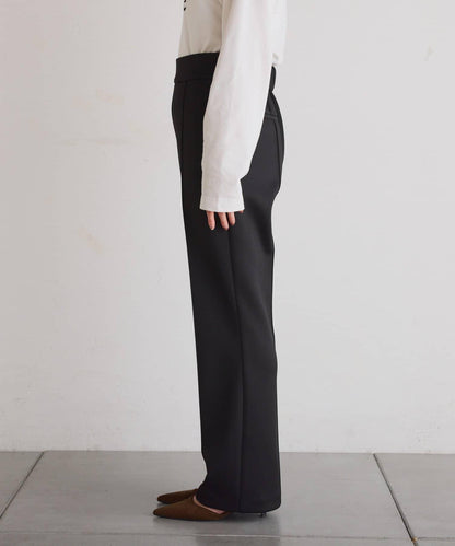 【2尺碼可選/高彈力】壓褶微喇叭褲