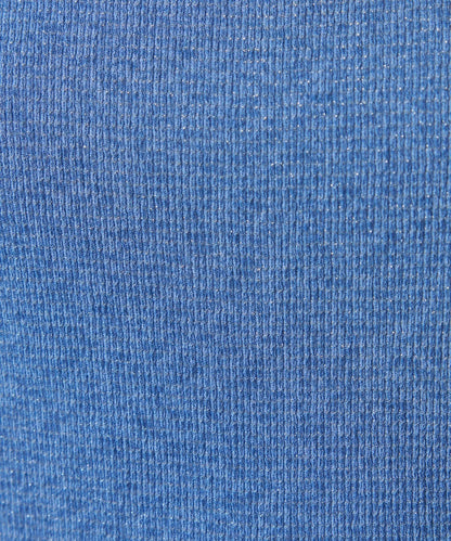 【可作內搭】透視亮絲羅紋方領上衣