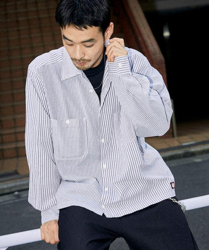 RED KAP × FREAK'S STORE 聯名 短款 牛津紡 長袖 工裝襯衫