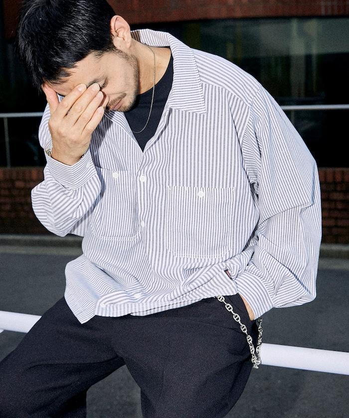 RED KAP × FREAK'S STORE 聯名 短款 牛津紡 長袖 工裝襯衫
