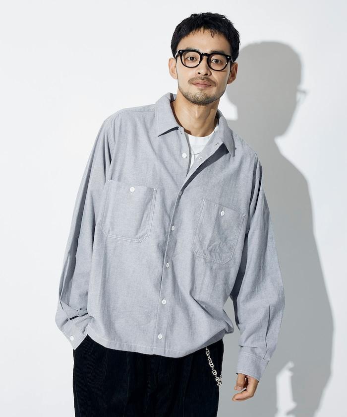 RED KAP × FREAK'S STORE 聯名 短款 牛津紡 長袖 工裝襯衫