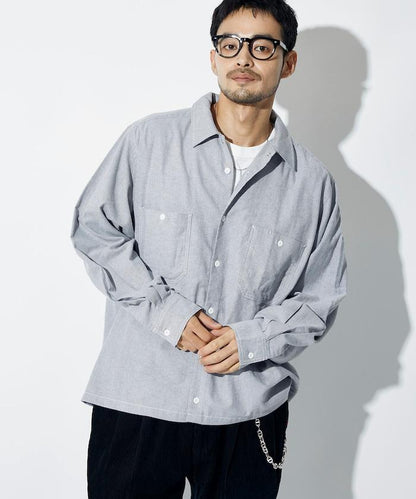 RED KAP × FREAK'S STORE 聯名 短款 牛津紡 長袖 工裝襯衫