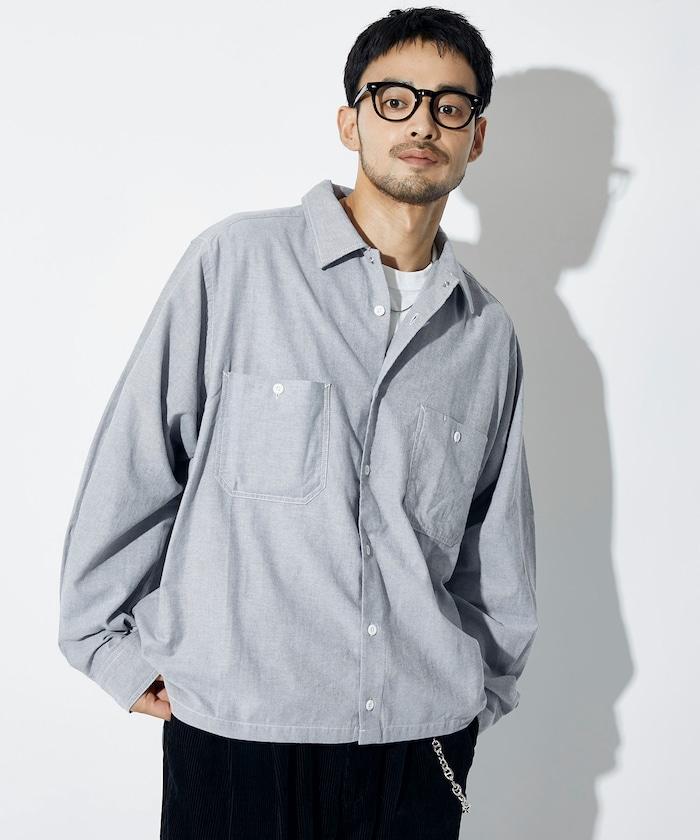 RED KAP × FREAK'S STORE 聯名 短款 牛津紡 長袖 工裝襯衫