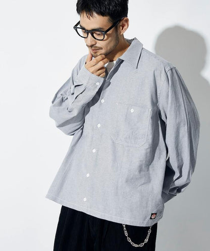 RED KAP × FREAK'S STORE 聯名 短款 牛津紡 長袖 工裝襯衫