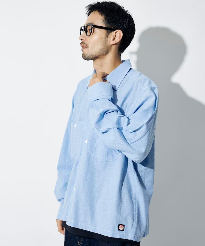 RED KAP × FREAK'S STORE 聯名 短款 牛津紡 長袖 工裝襯衫