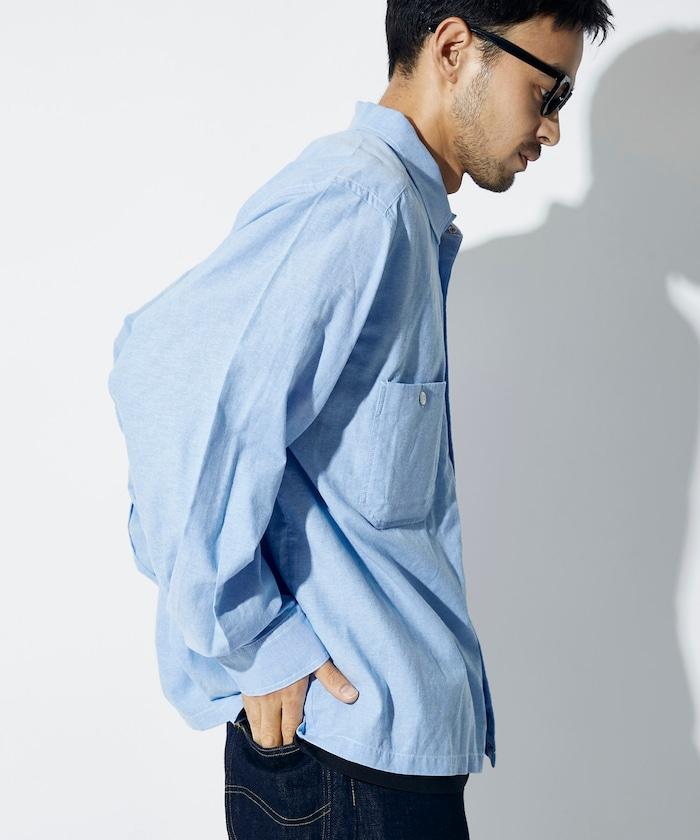 RED KAP × FREAK'S STORE 聯名 短款 牛津紡 長袖 工裝襯衫
