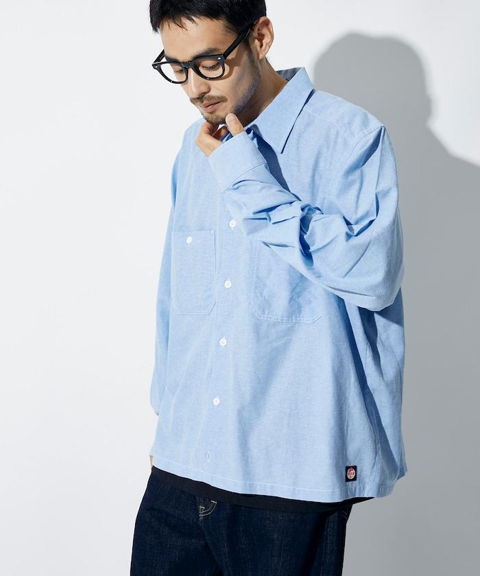 RED KAP × FREAK'S STORE 聯名 短款 牛津紡 長袖 工裝襯衫