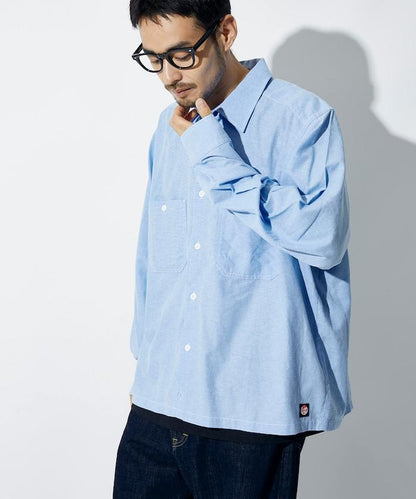 RED KAP × FREAK'S STORE 聯名 短款 牛津紡 長袖 工裝襯衫