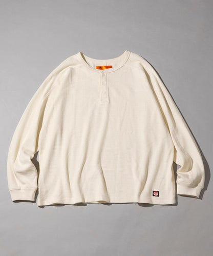 特別款保暖亨利領長袖T恤