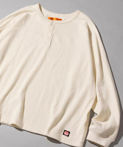 特別款保暖亨利領長袖T恤