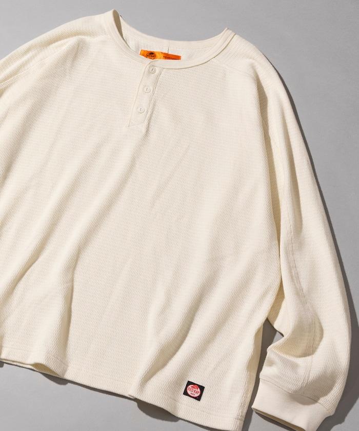 RED KAP × FREAK'S STORE 聯名 ヘンリーネック ロングスリーブ サーマル Tシャツ