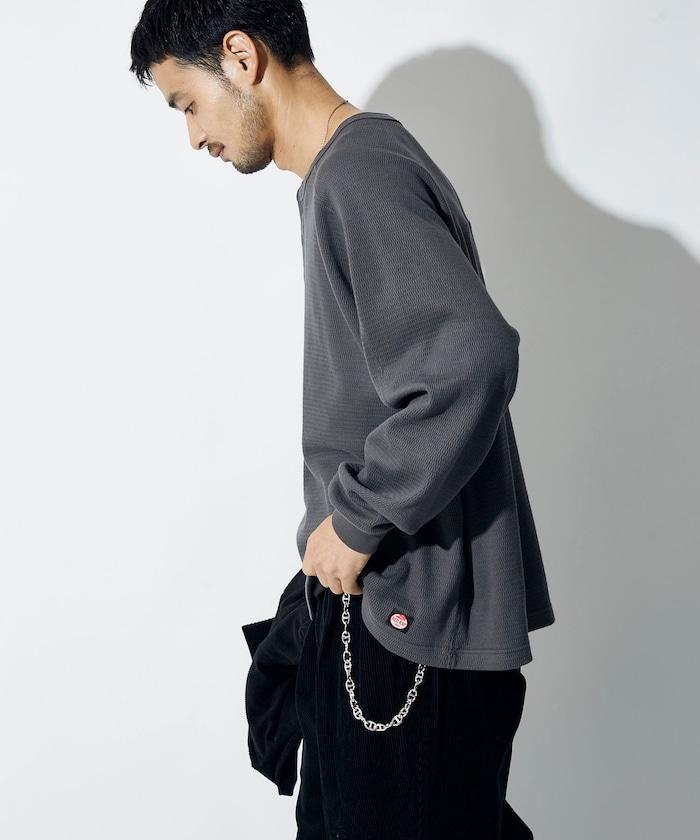 特別款保暖亨利領長袖T恤