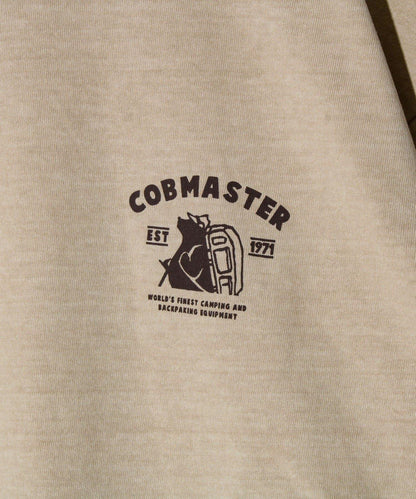 【COBMASTER/コブマスター】OE精梳棉標準標誌長袖T恤