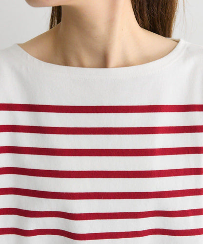 【@kokiminita聯名】拼接條紋寬袖T恤