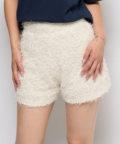 【AW】長毛針織短褲