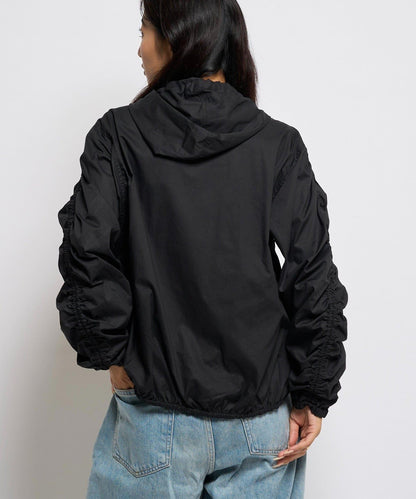 【WHO'S WHO gallery】抽褶連帽襯衫夾克