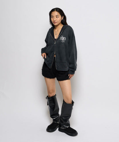 【AW】長毛針織短褲