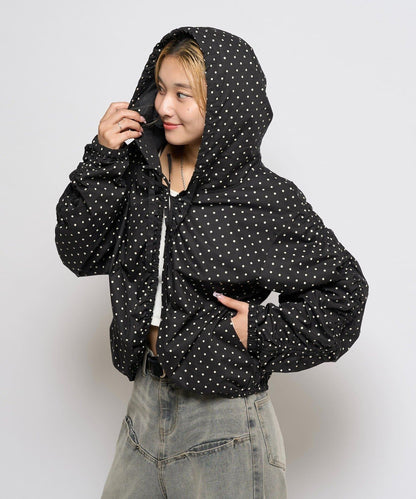 【WHO'S WHO gallery】抽褶連帽襯衫夾克