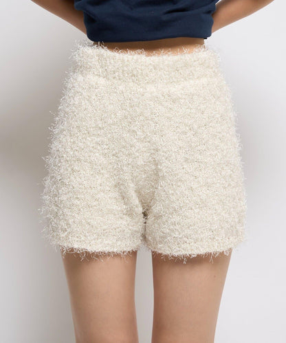 【AW】長毛針織短褲