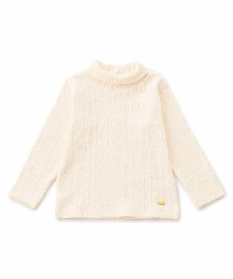 麻花紋高領上衣