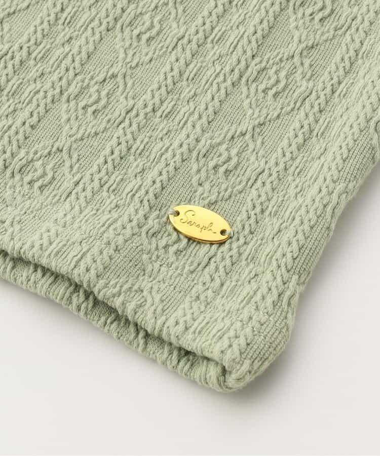 麻花紋高領上衣