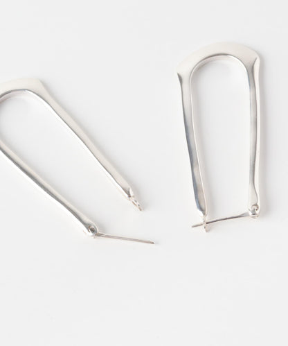 Aperdiem 西裝長方形耳釘（SV）