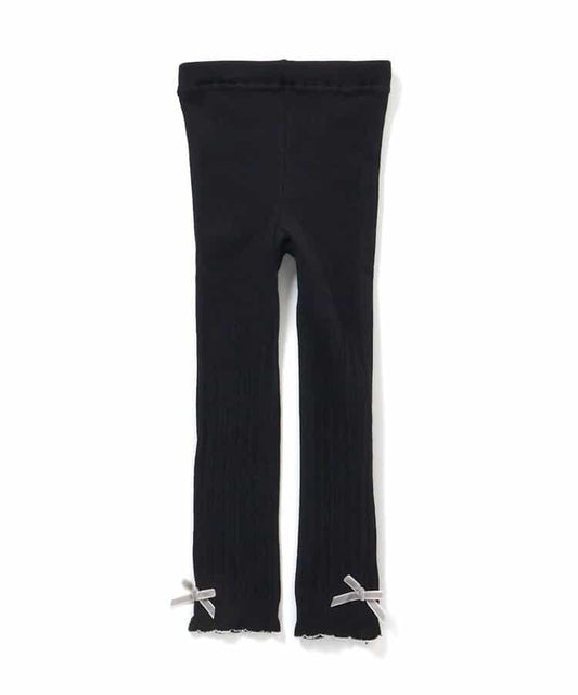 下襬蝴蝶結打底褲