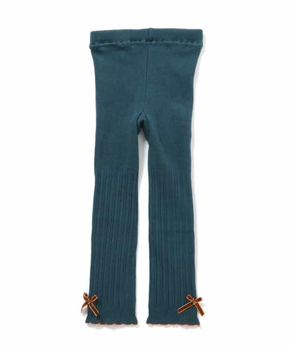 下襬蝴蝶結打底褲