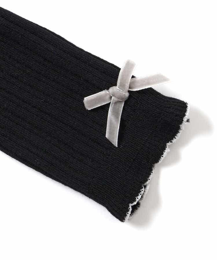 下襬蝴蝶結打底褲