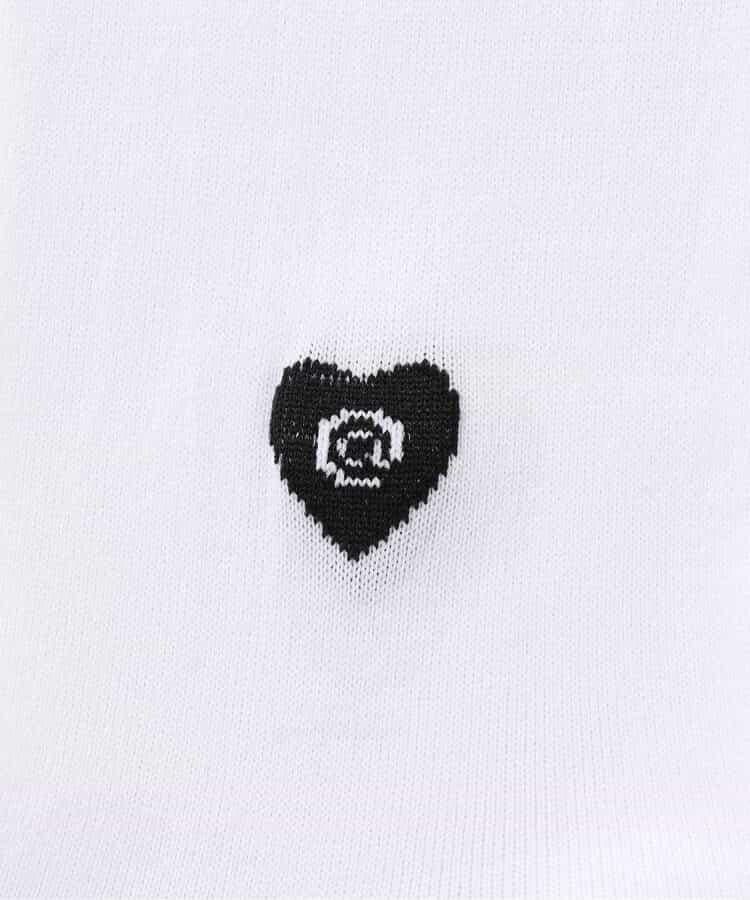 蝴蝶結圖案高筒襪