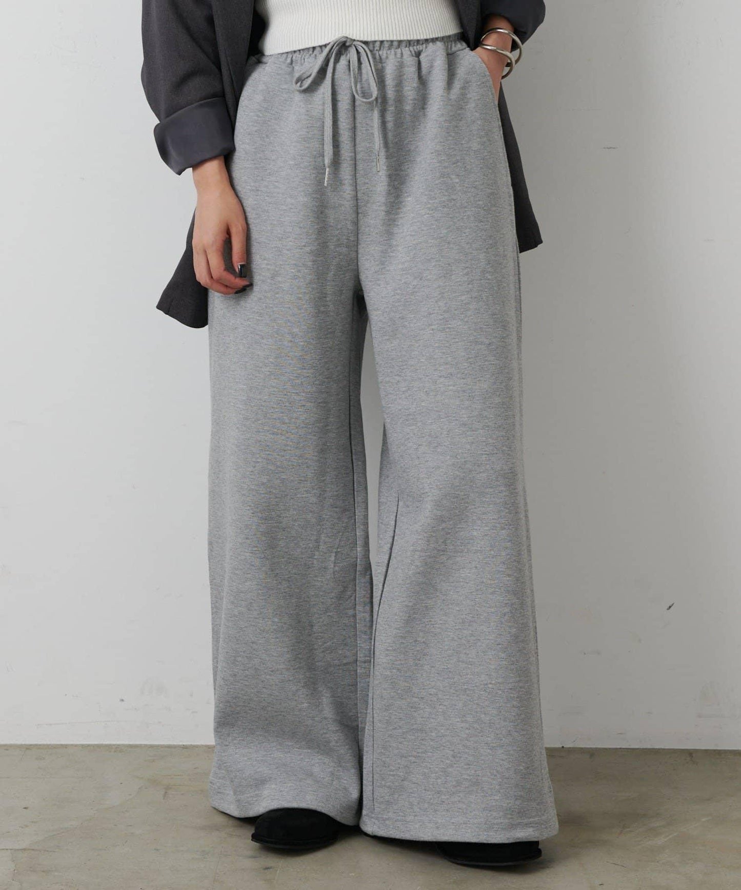 【AW】寬鬆丹寧長褲