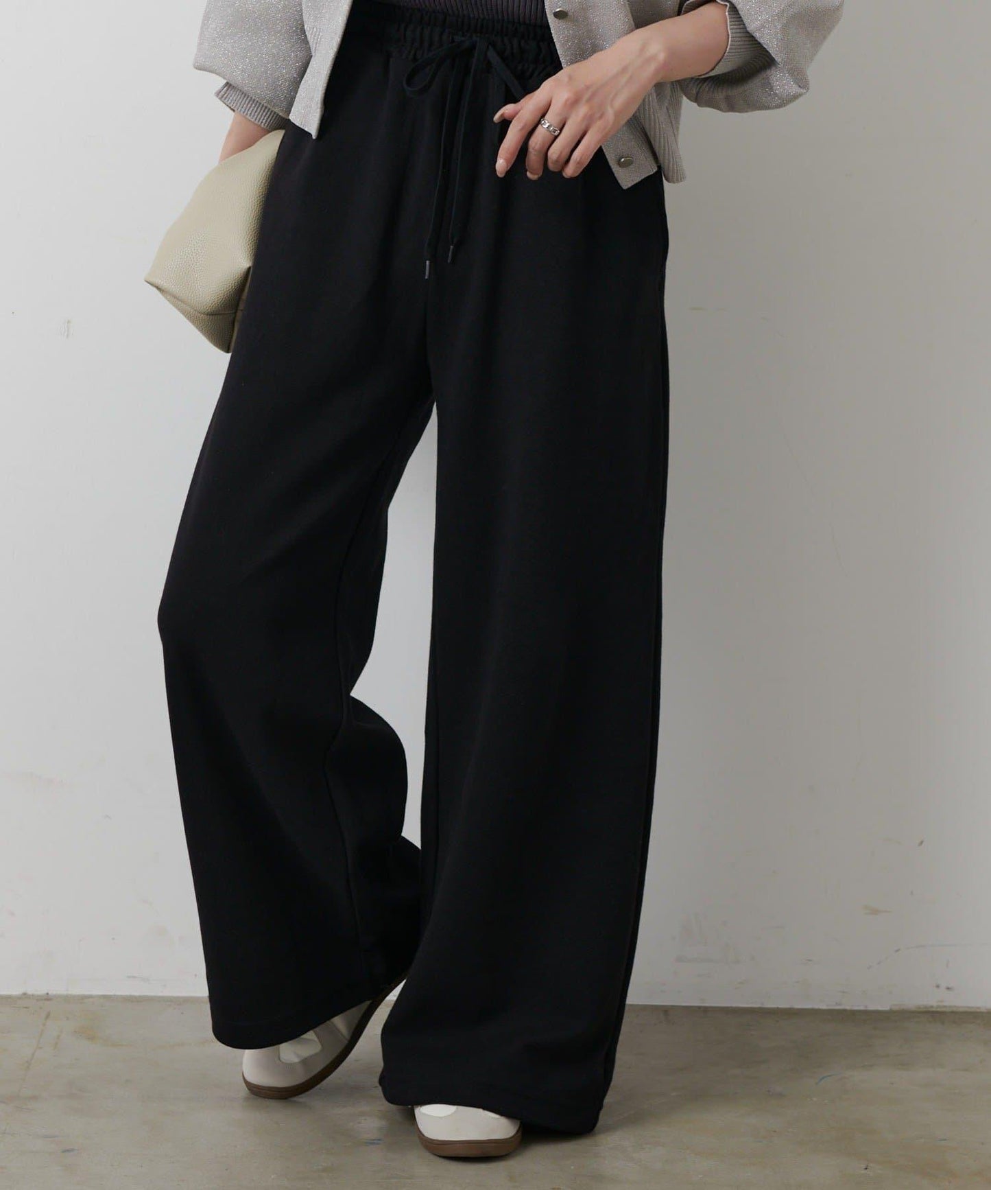 【AW】寬鬆丹寧長褲