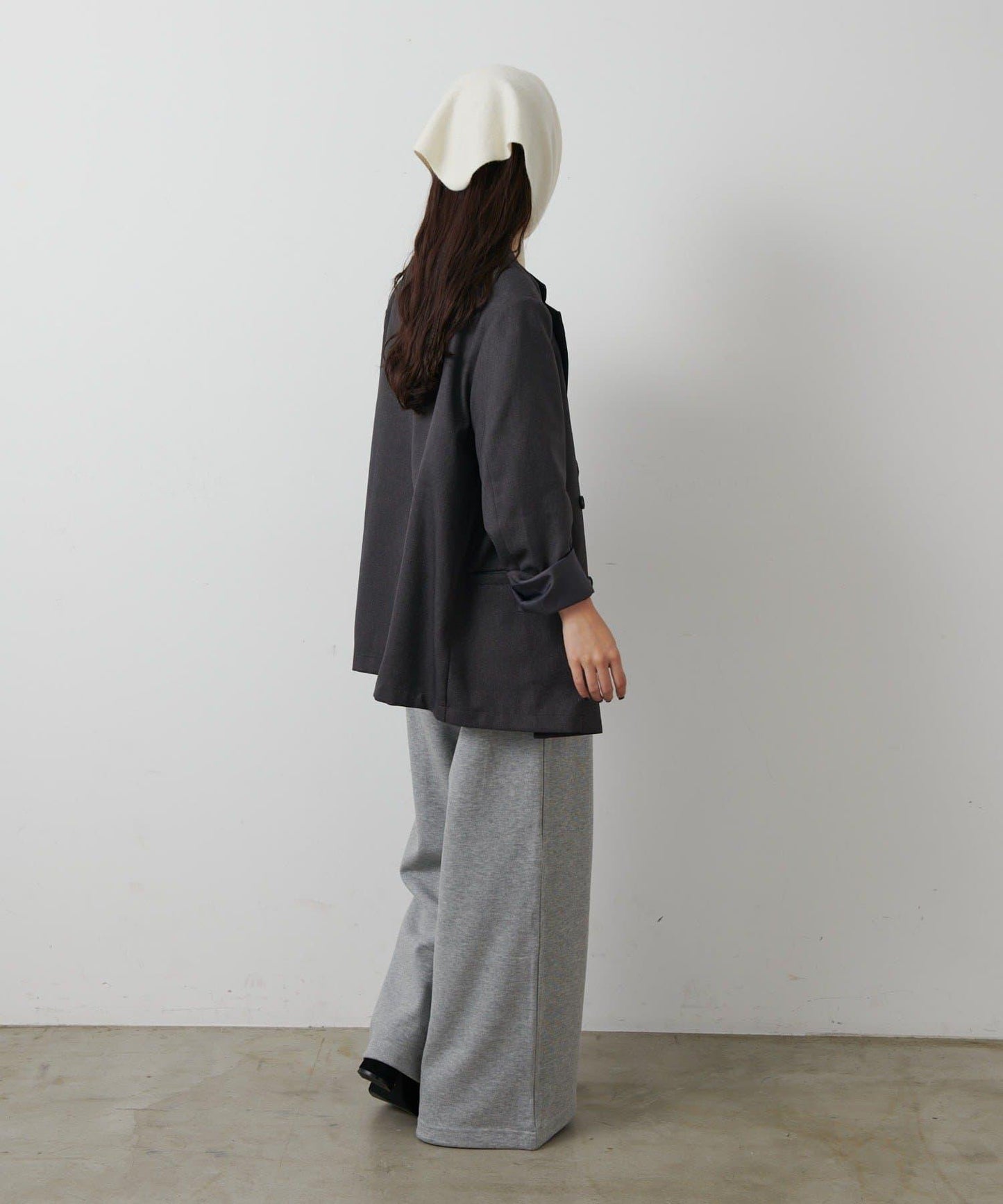 【AW】寬鬆丹寧長褲