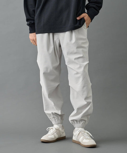 【AW】格紋彈力束腳褲