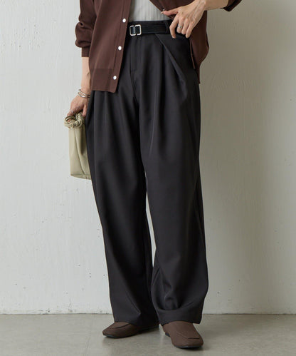 【AW】TR BOX褶皺長褲