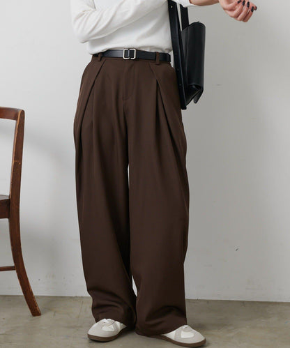 【AW】TR BOX褶皺長褲