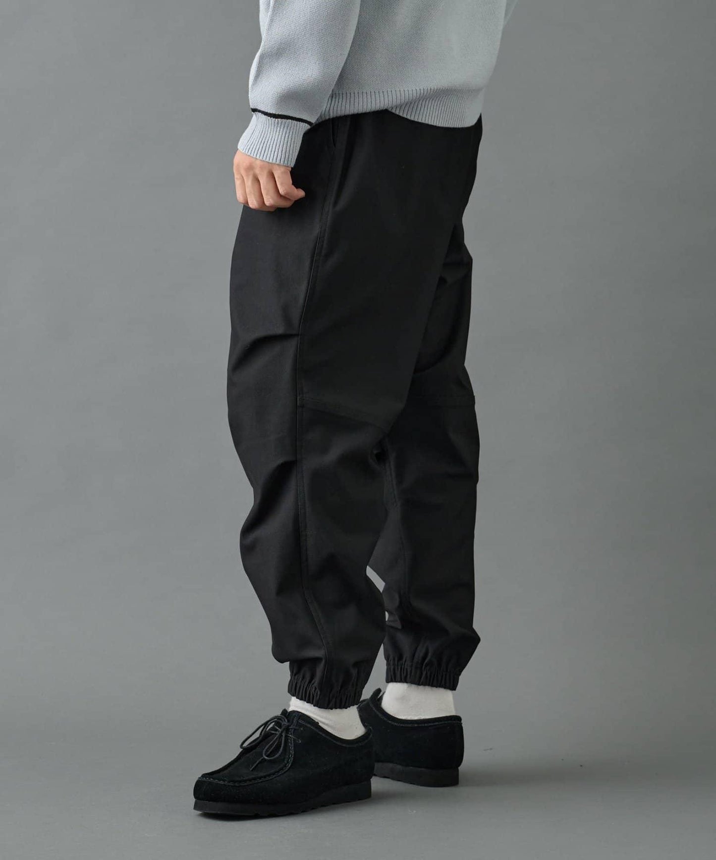 【AW】格紋彈力束腳褲