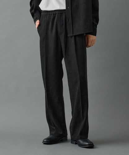 【AW】漸變斜紋休閒直筒西裝褲