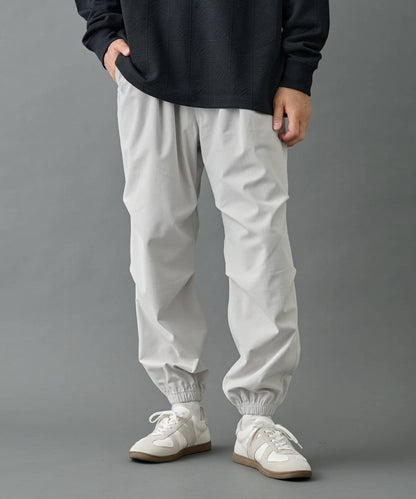 【AW】格紋彈力束腳褲