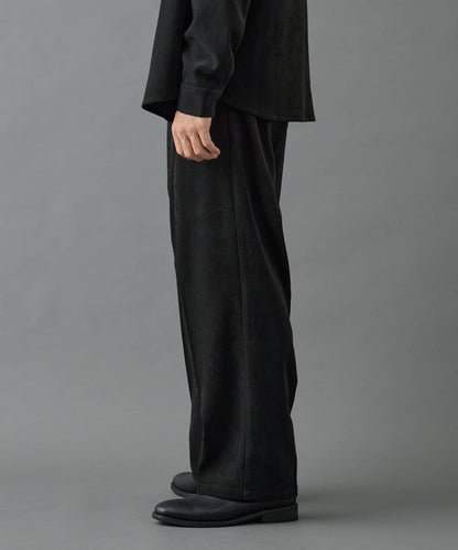 【AW】漸變斜紋休閒直筒西裝褲