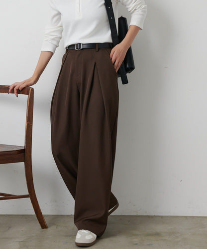 【AW】TR BOX褶皺長褲