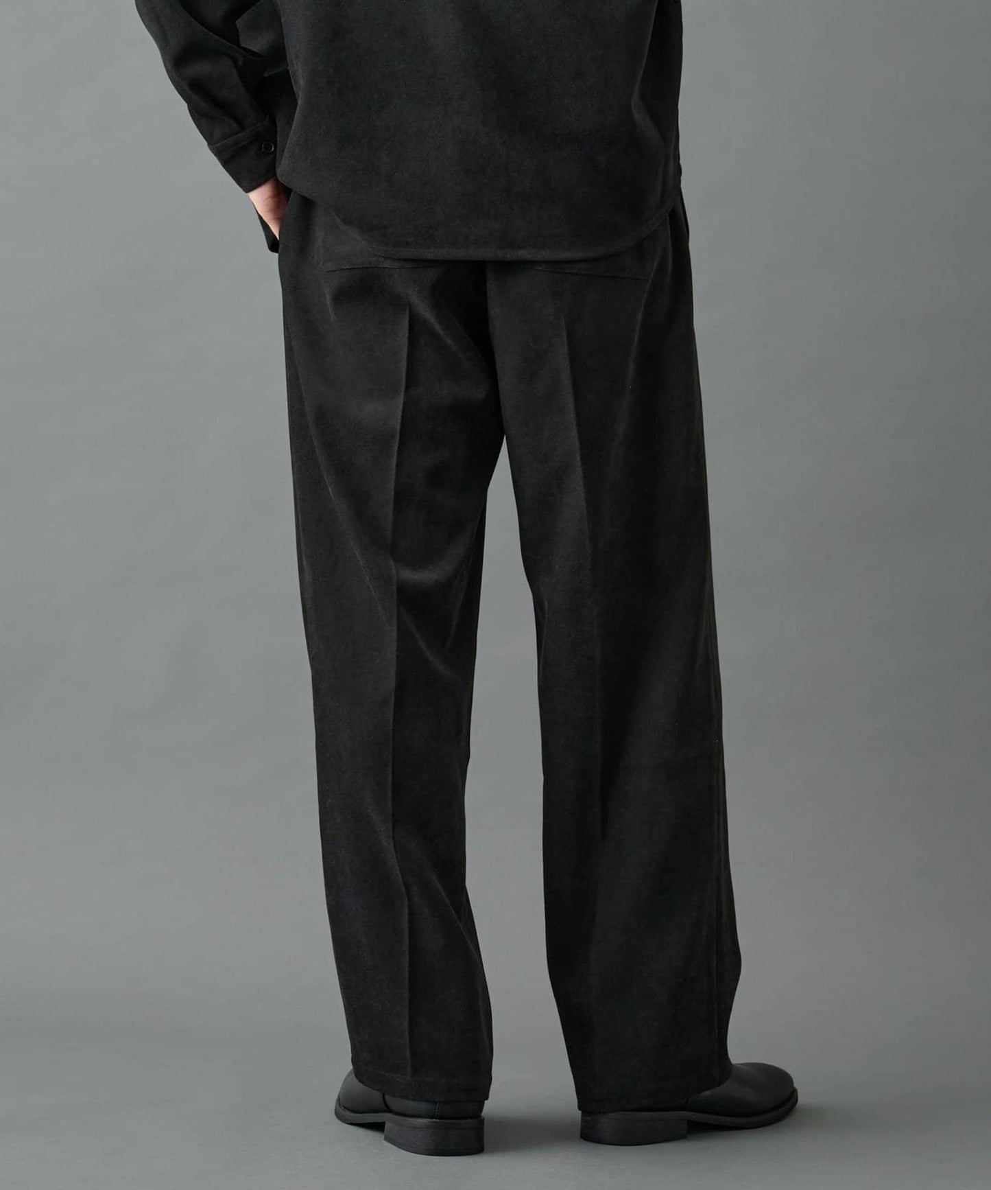 【AW】漸變斜紋休閒直筒西裝褲