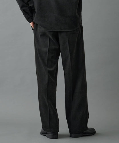 【AW】漸變斜紋休閒直筒西裝褲