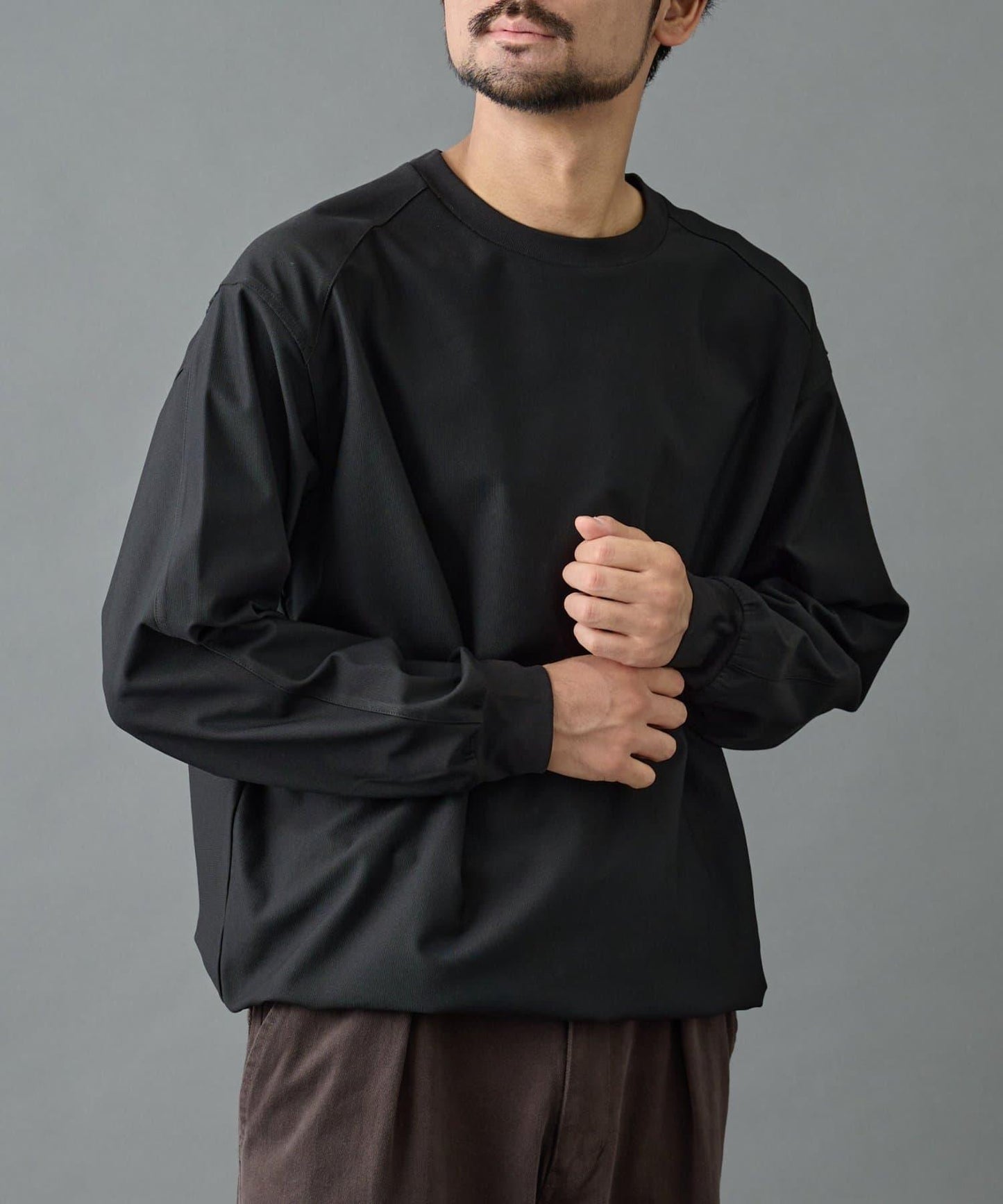 【AW】格紋彈力套頭衫