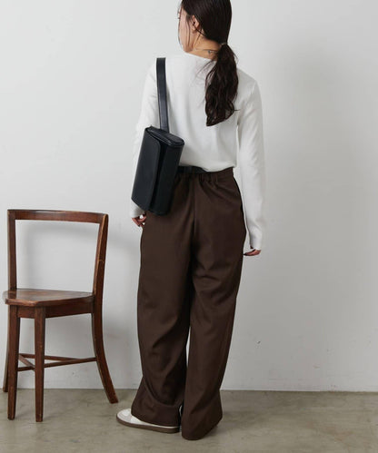 【AW】TR BOX褶皺長褲