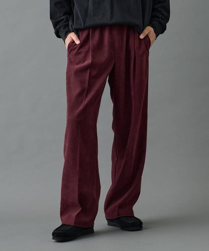 【AW】漸變斜紋休閒直筒西裝褲