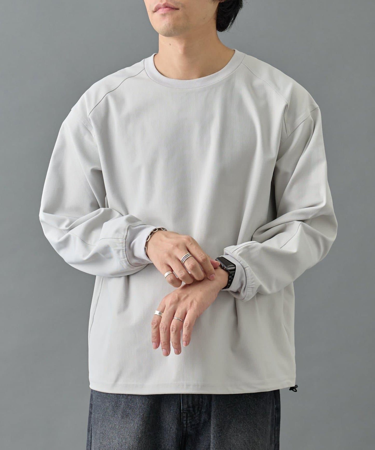 【AW】格紋彈力套頭衫