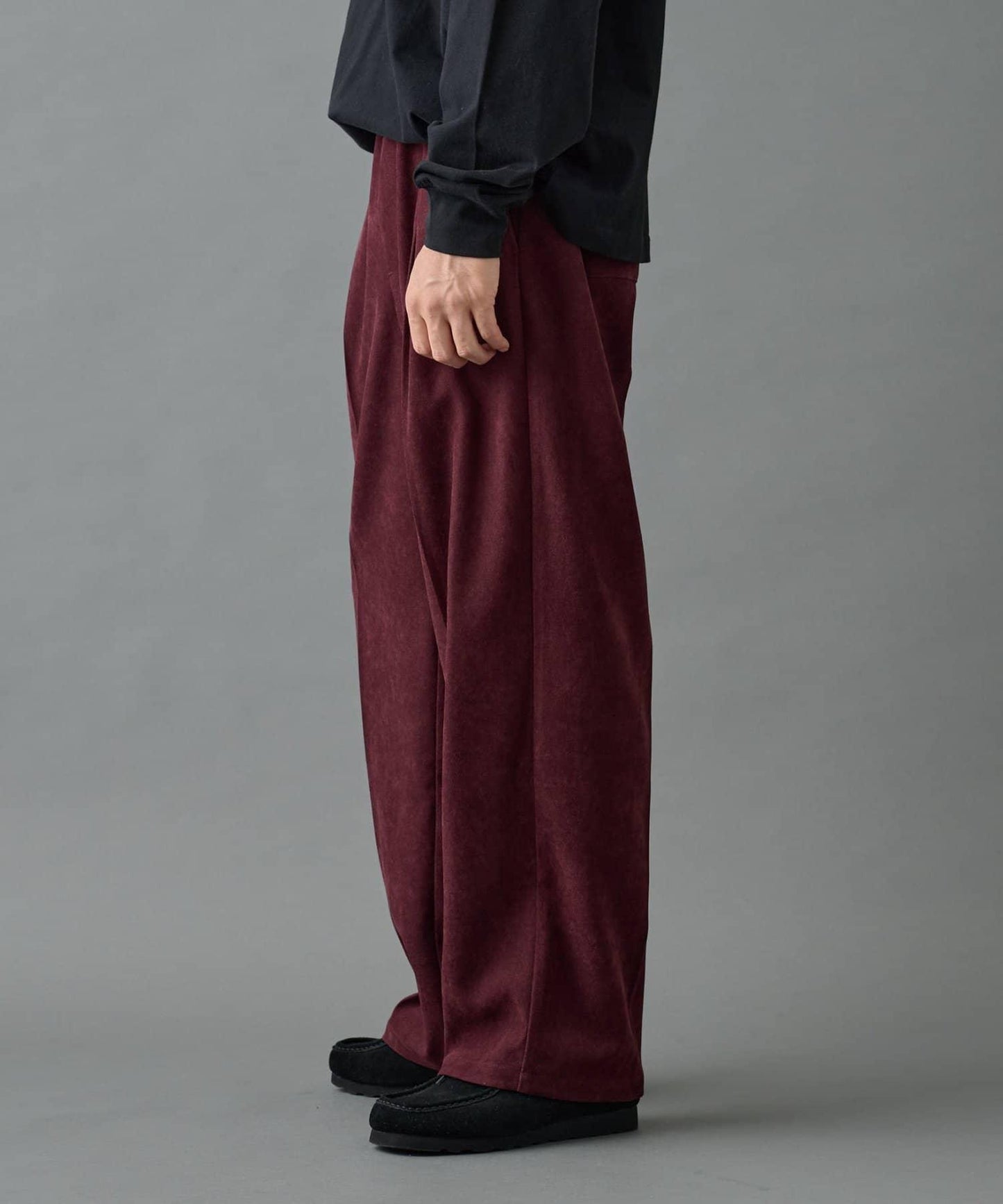 【AW】漸變斜紋休閒直筒西裝褲