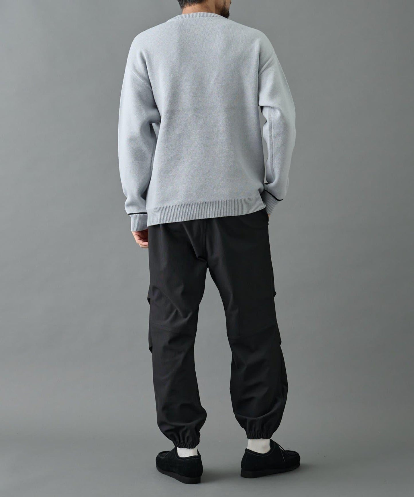 【AW】格紋彈力束腳褲