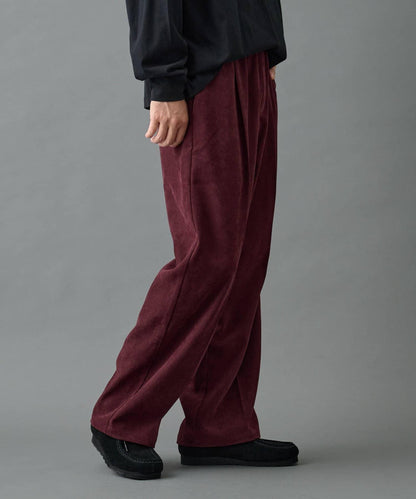 【AW】漸變斜紋休閒直筒西裝褲